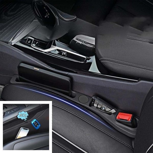 Sakerplus Car Seat Gap Filler Storage Box
