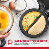 Dual-Zone Electric Omelette Maker