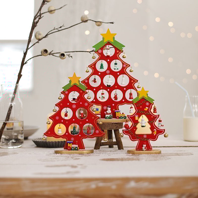 DIY Weihnachtsbaum-Set aus Holz