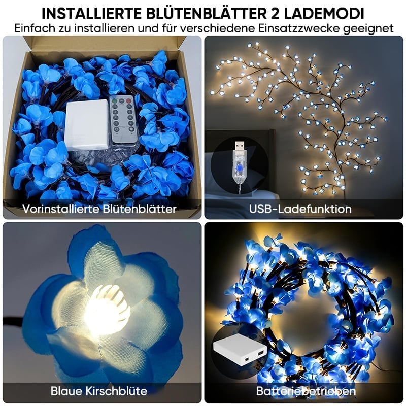 🌸 Kirschblüten-Lichterkette