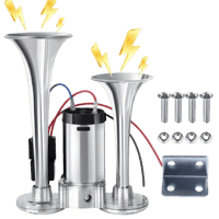 600 DB Zweiklang-Autohupe aus Metall