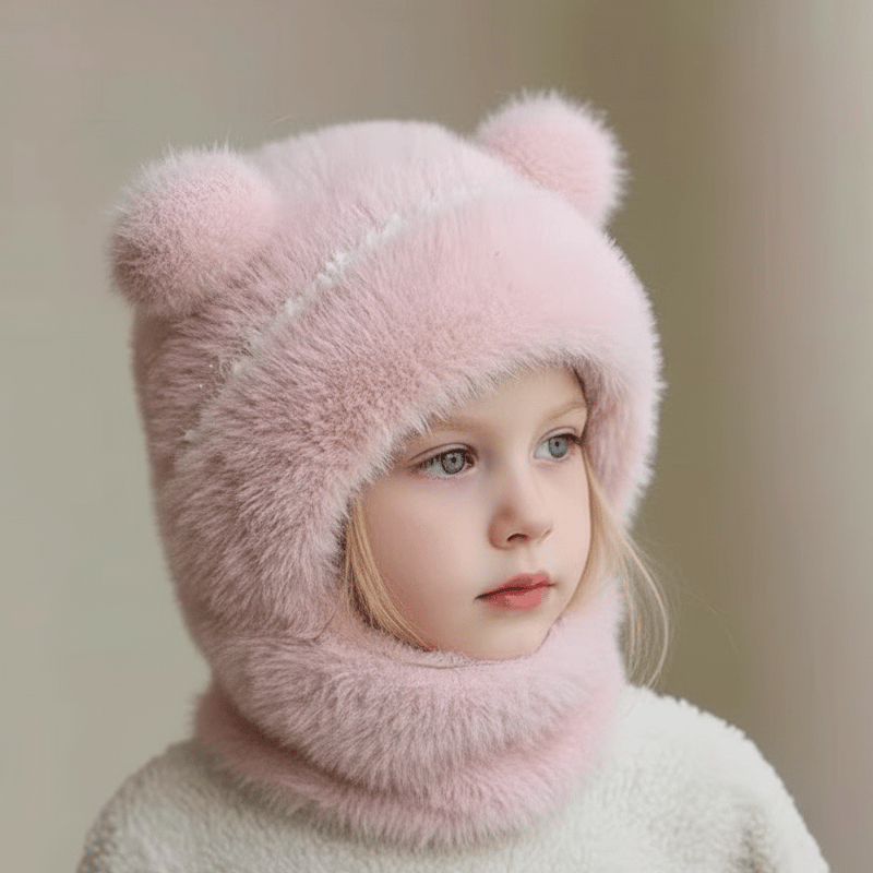 ❄️ 4-in-1 Winter Warmth Integrated Kids' Hooded Hat