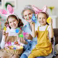 Prefilled Easter Eggs, Filled with Plush Animal Toys(28 pcs/set)