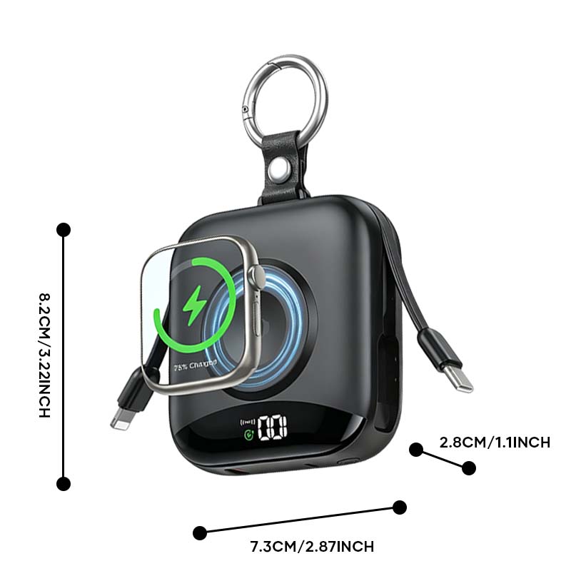 Tragbare Powerbank mit Schnellladefunktion