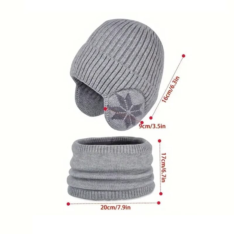 Cozy Knit Winter Beanie & Scarf Set