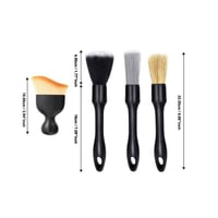 4-Piece Car Interior Cleaning Brush Set