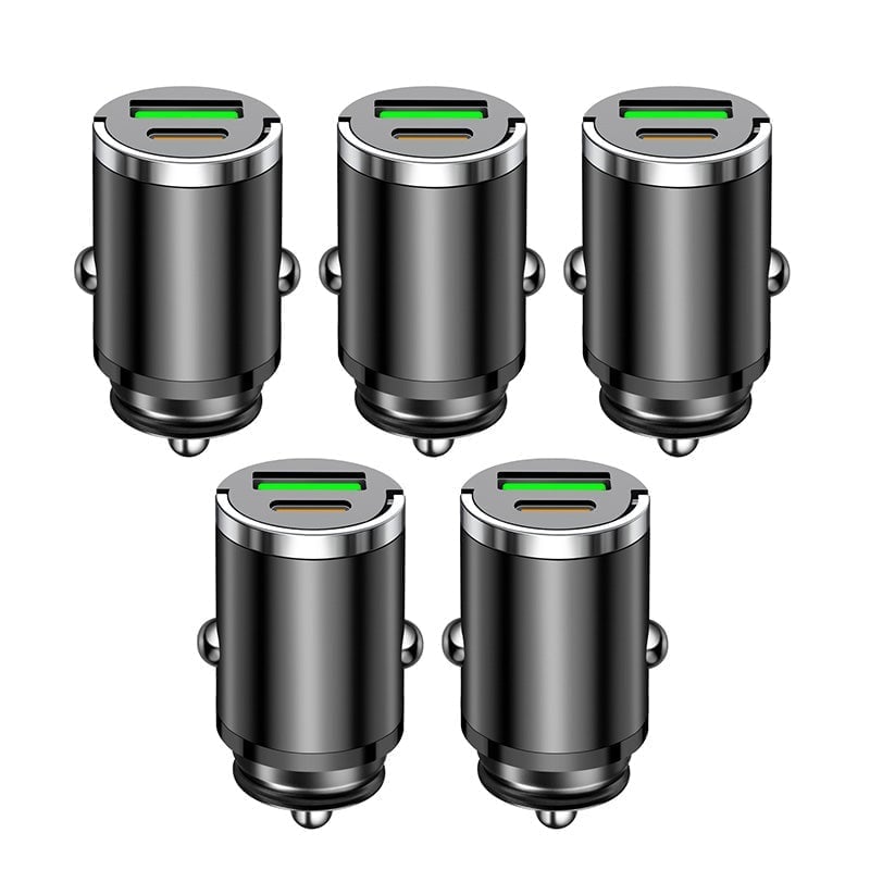 Sakerplus Metal Pull-Ring Invisible Fast Car Charger