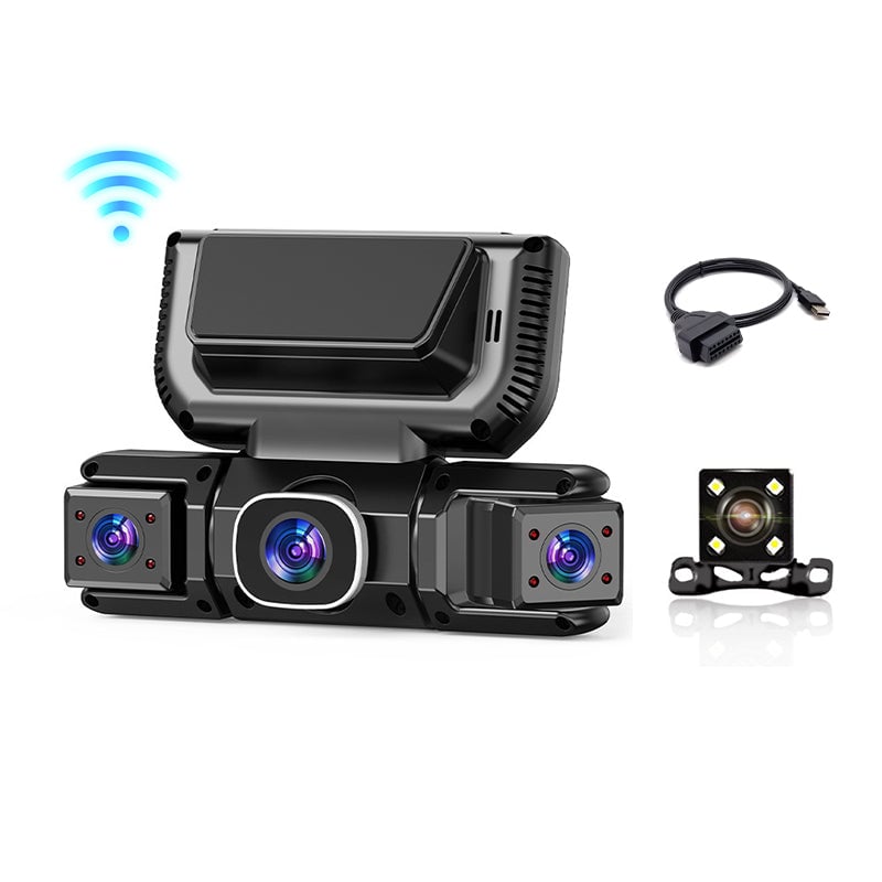 3.0-inch Quad-Recording Dashcam