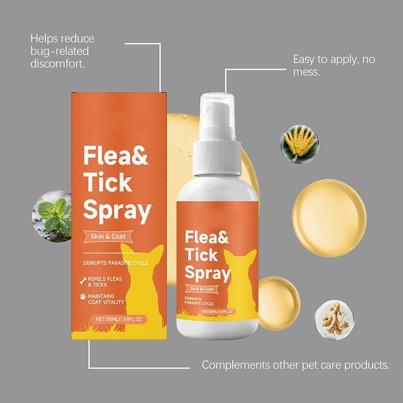 Flea & Tick Dog Skin Care Spray