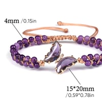 Healing Crystal Butterfly Armband