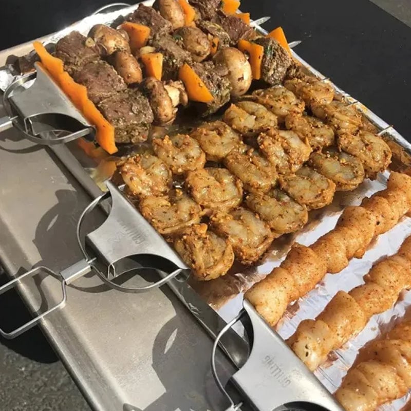 【sale】3 Way Grill Skewers - GrillSavant