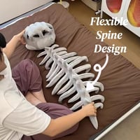 Dinosaur Skeleton Plush Headgear