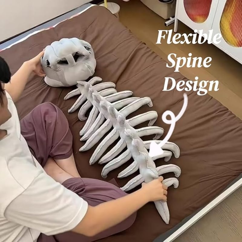 Dinosaur Skeleton Plush Headgear