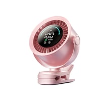 High-Speed Clip-on Fan with LED Display