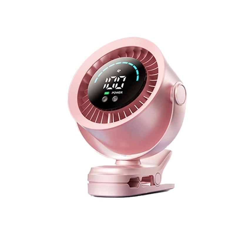 High-Speed Clip-on Fan with LED Display