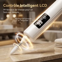 Lime à ongles électrique avec éclairage LED