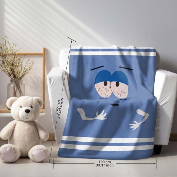 Cartoon Pattern Soft Blanket