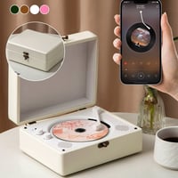 Aless™ Portable Retro CD Bluetooth Music Player
