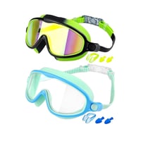 High Definition Waterproof Anti-fog Large Frame Swimming Goggles