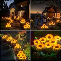 Solar Sunflower Lights