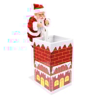 🎅Electric Chimney Climbing Santa Claus Musical Toys🎄
