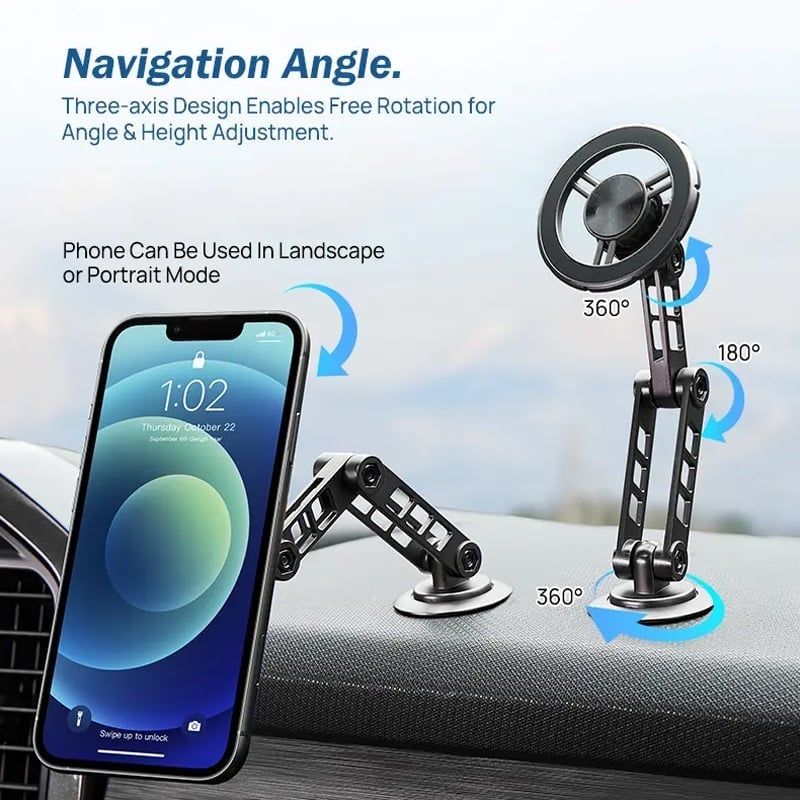 Car Magnetic Rotating Mount