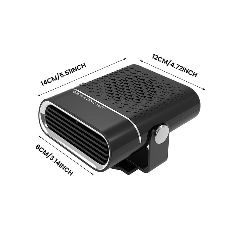 Sakerplus 12V Portable Car Heater Fan