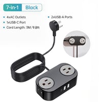 Sakerplus Compact Travel Power Strip