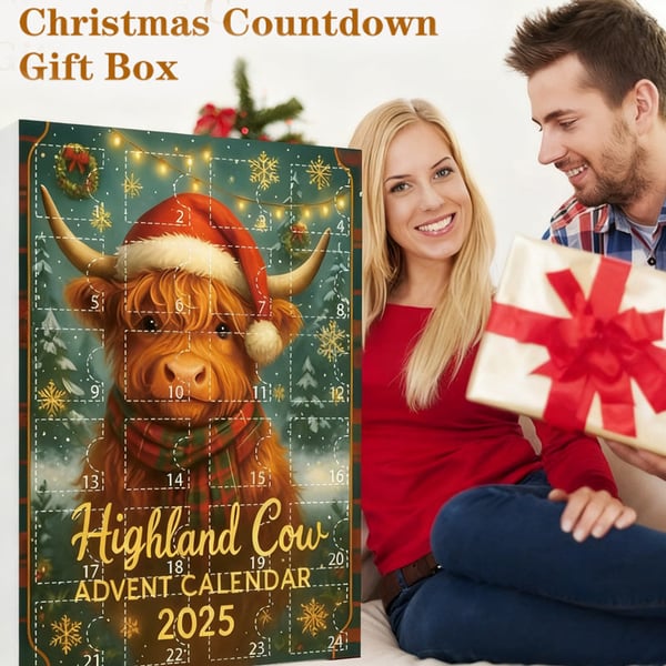 Christmas Countdown Cow Blind Box