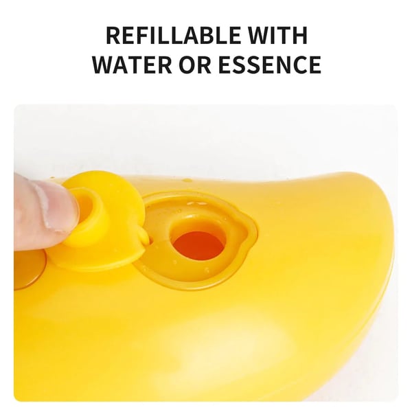 Spray floating hair comb