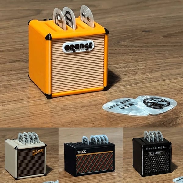 Mini Guitar Amplifier Pick Holder
