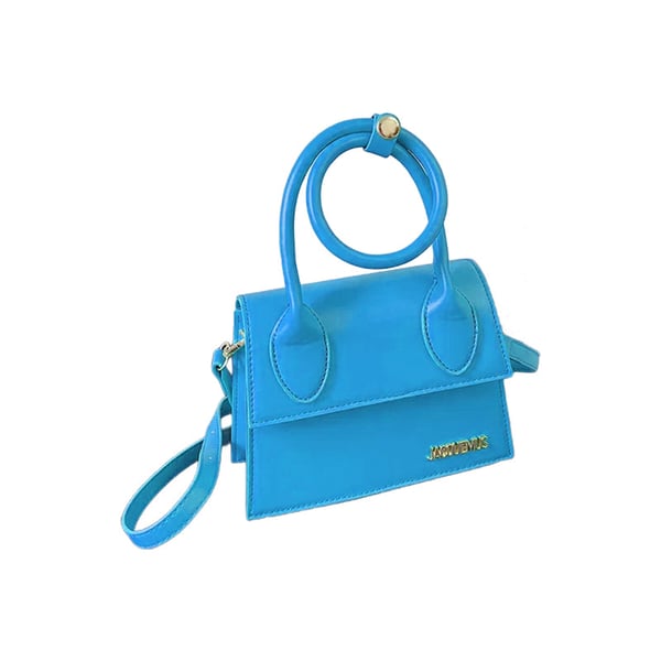 Solid Color Flap Square Bag