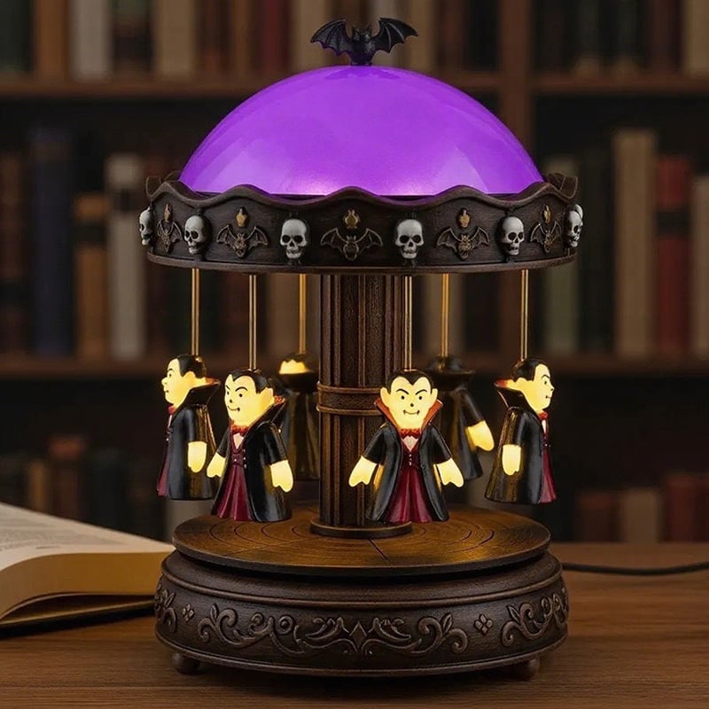 Halloween Ghost Carousel Night Light