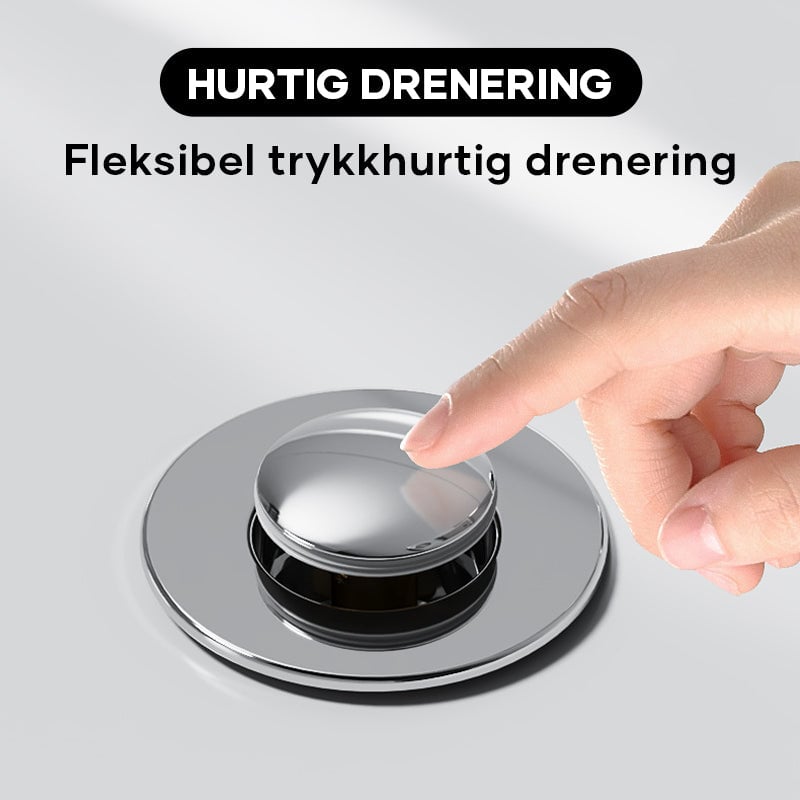 Gulvavløpsfilter i rustfritt stål