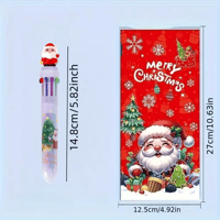 Christmas Cartoon Multi-color Creative Ballpoint Pen