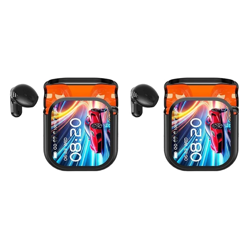 Color screen noise-canceling translation headphones