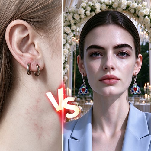 Nickel-free earrings