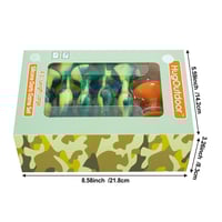 HugOutdoor Dartpfeile mit Saugnapf, farbig, 10 Stück