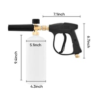 Enhance Your Car Washing Experience - SAKER® Foam Cannon Dual Connector Accessory