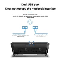 Sakerplus® Adjustable Laptop Cooling Stand Pad