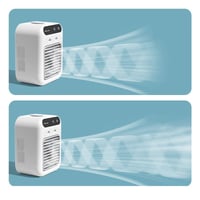 3-in-1 Tragbarer Kühlventilator mit 2-Stufen-Nebelfunktion