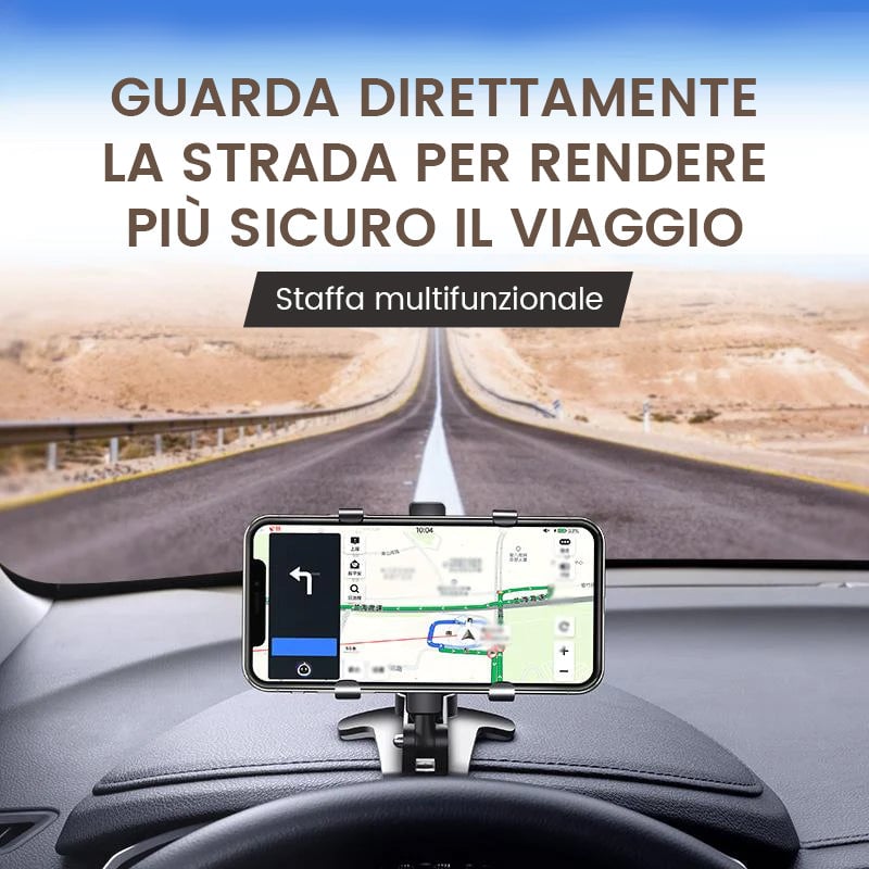 Portacellulare universale da cruscotto per auto