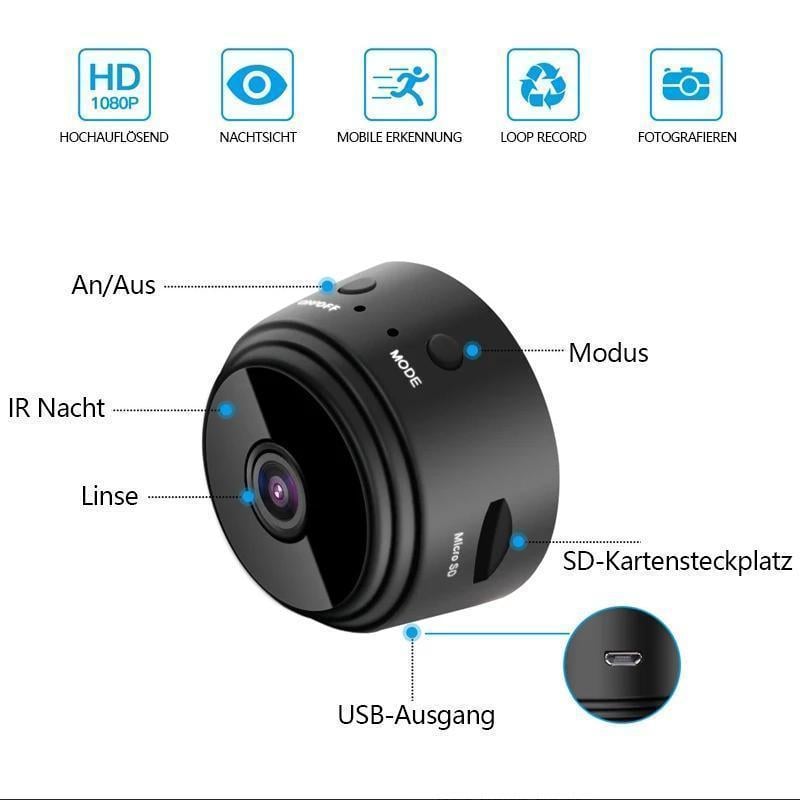 ✨1080p magnetische WiFi Mini Kamera