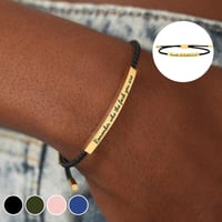 Braided Adjustable Inspire Bracelet