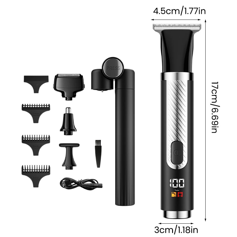 Sakerplus® Electric Back Shaver Body Grooming Kit