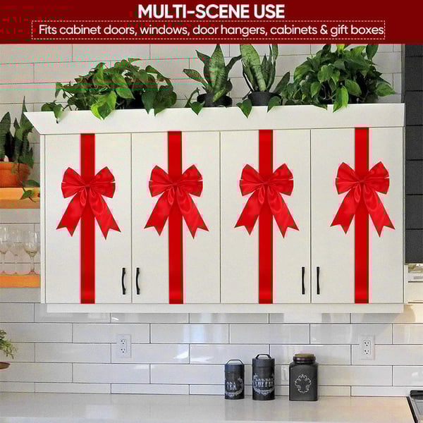 Christmas Door Bow Ribbon Decoration