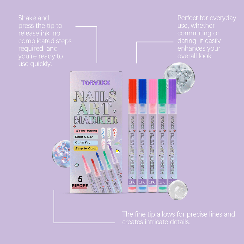 Nail Art Pens Set