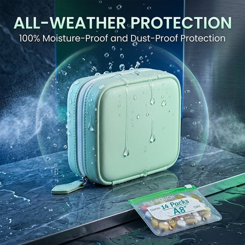 Reusable Travel Medicine Organizer