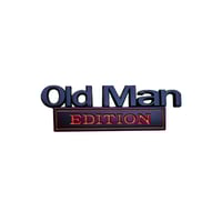 Old Man Edition Car Badge