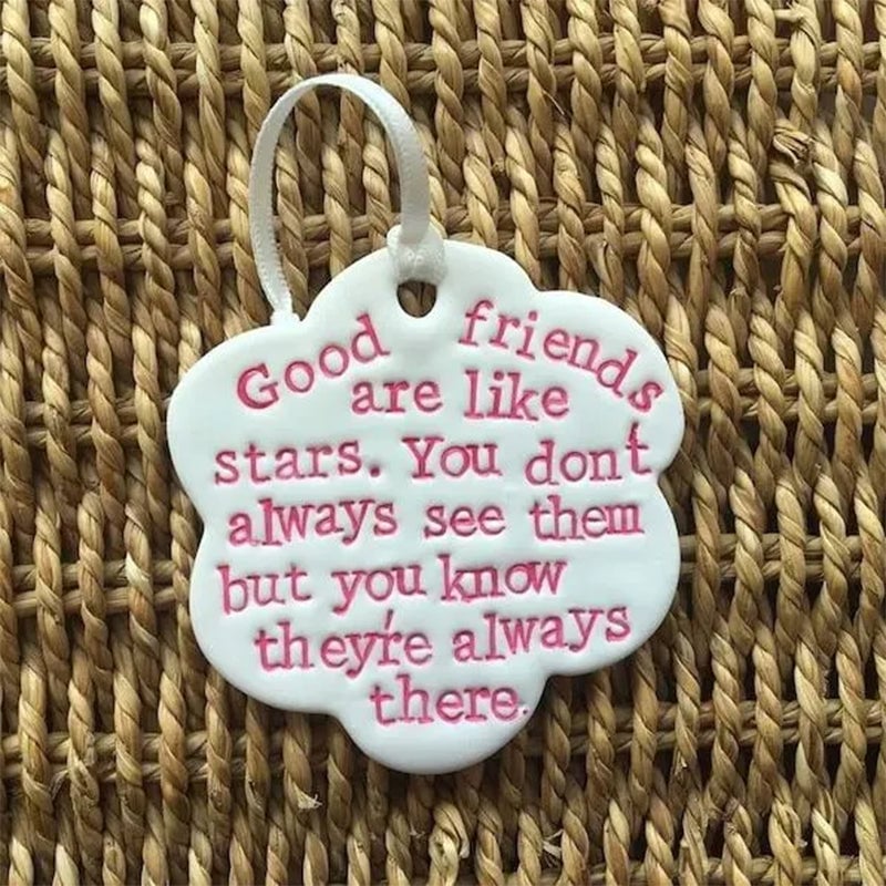 🌺🌺Tonblumen-Freundschaftsornamente – das beste Weihnachtsgeschenk🌺🌺